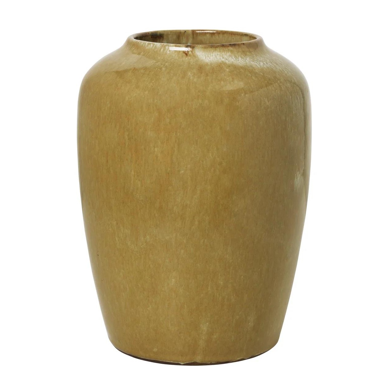 Broste Vase Curve Dark Yellow